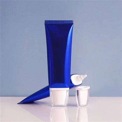 48 ml błyszcząca aluminiowa plastikowa rurka kremowa