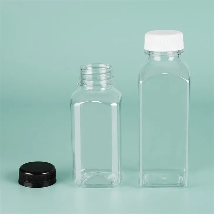 100ml 150ml 200ml 300ml PET Plastic Juice Bottle With Cap